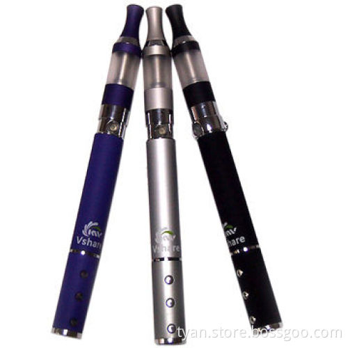 Black 350mAh Bluetooth Electronic Cigarettes with 1.6mL Atomizer, 3.2-4.2V